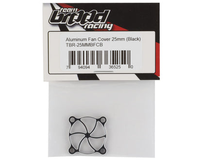 Team Brood Aluminum 25mm Fan Cover (Black)