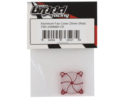 Team Brood Aluminum 25mm Fan Cover (Red)