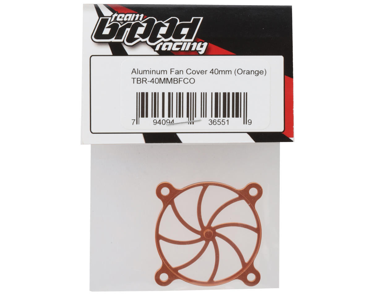 Team Brood 40mm Aluminum Fan Cover (Orange)