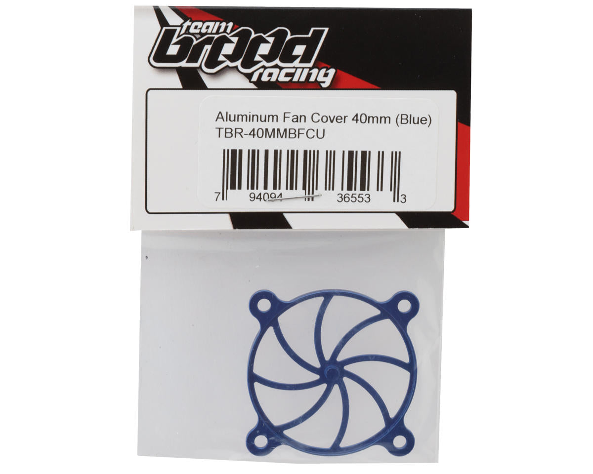 Team Brood 40mm Aluminum Fan Cover (Blue)