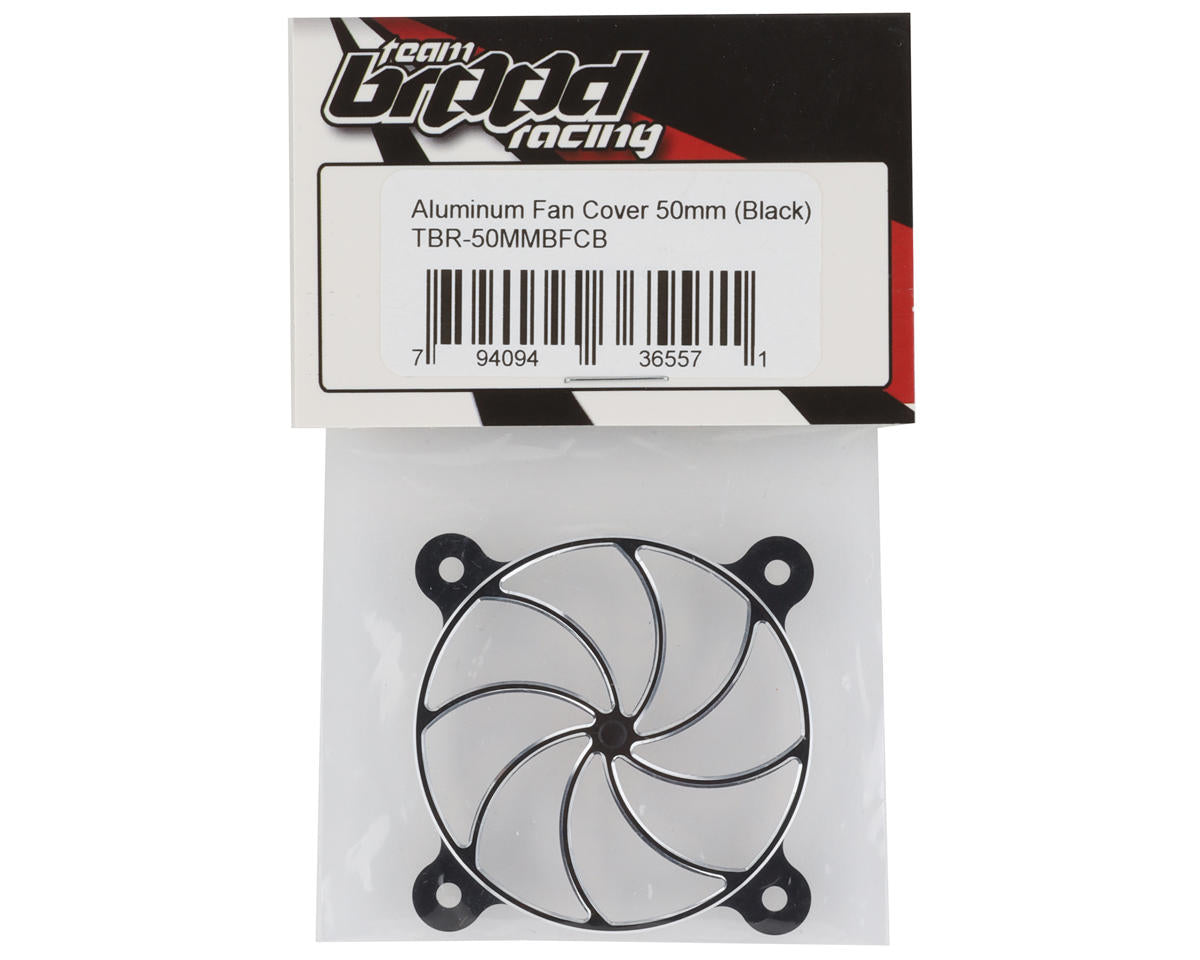 Team Brood Aluminum 50mm Fan Cover (Black)