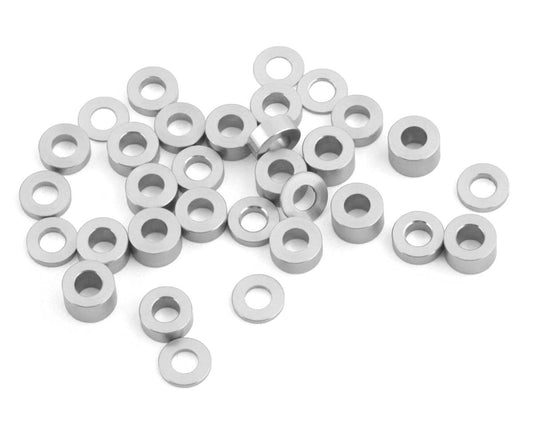 Team Brood 3x6mm 6061 Aluminum Ball Stud Washer Full Kit (Silver) (32)