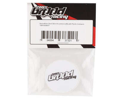 Team Brood 6x8mm Steel Shim Assortment w/Plastic Container (28)