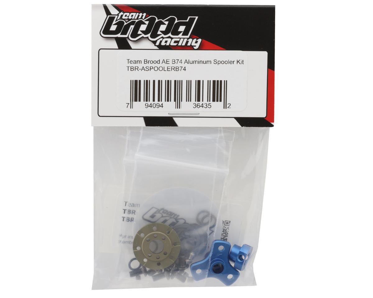 Team Brood Team Associated RC10B74 Aluminum Spooler Kit