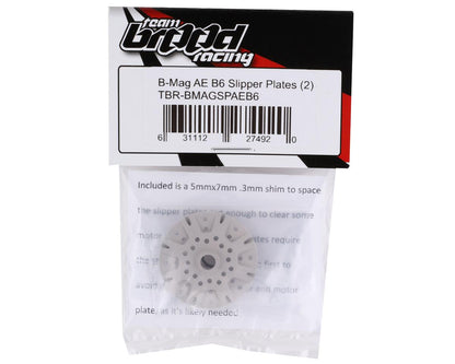 Team Brood B-Mag AE B6 Magnesium Slipper Plates (2)