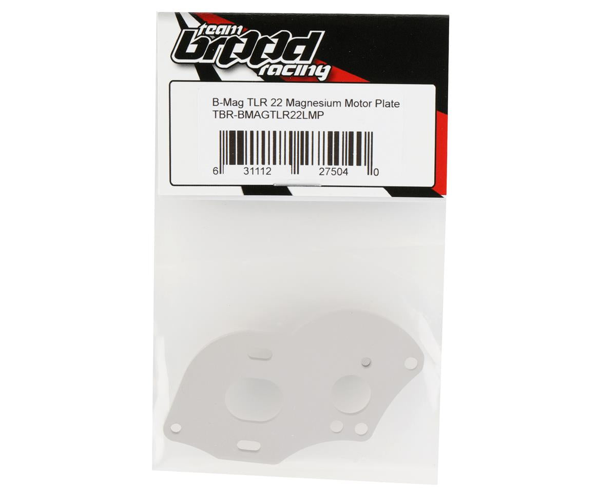 Team Brood B-Mag TLR 22 4.0/5.0 Magnesium 3-Gear Motor Plate