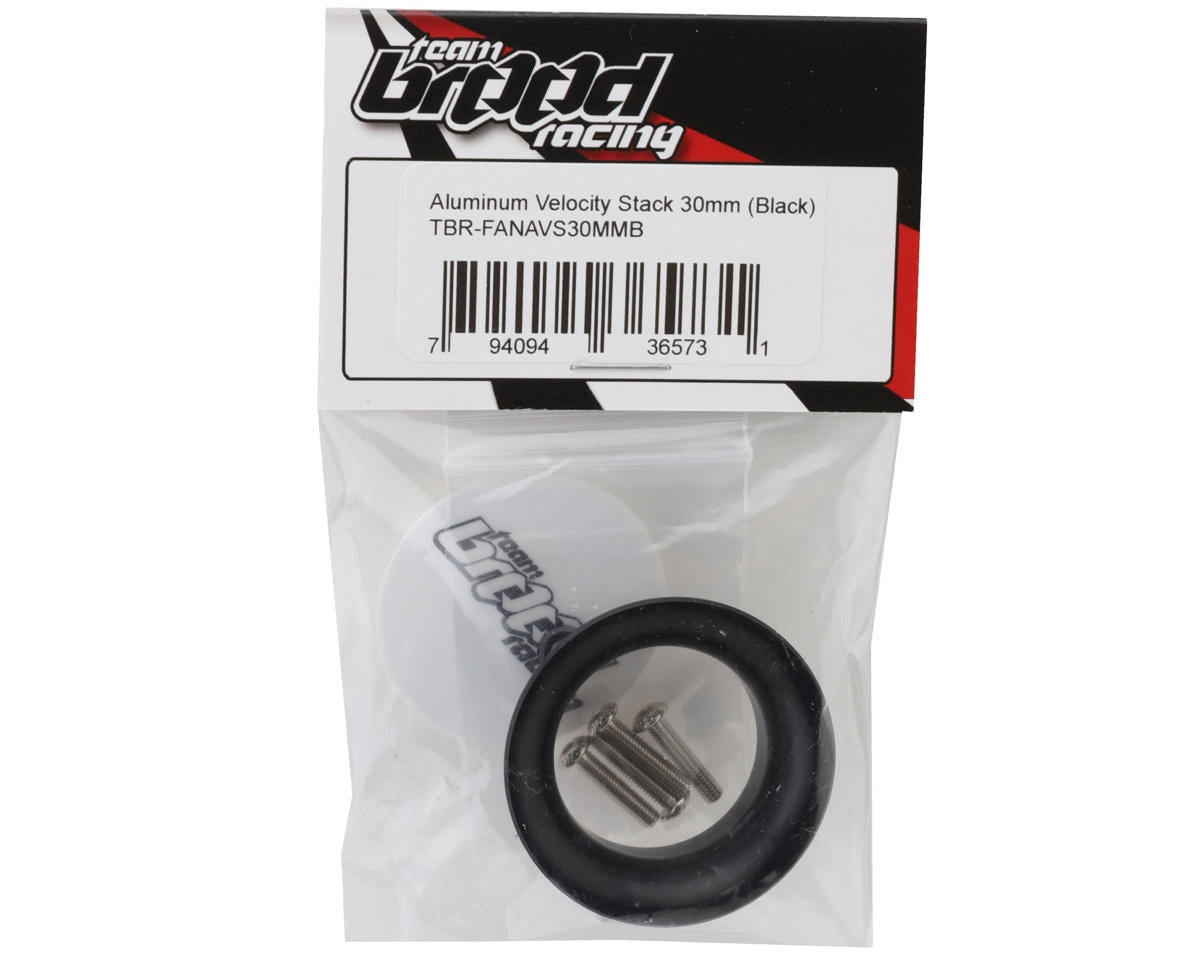 Team Brood 30mm 6061 Aluminum Velocity Stack (Black)