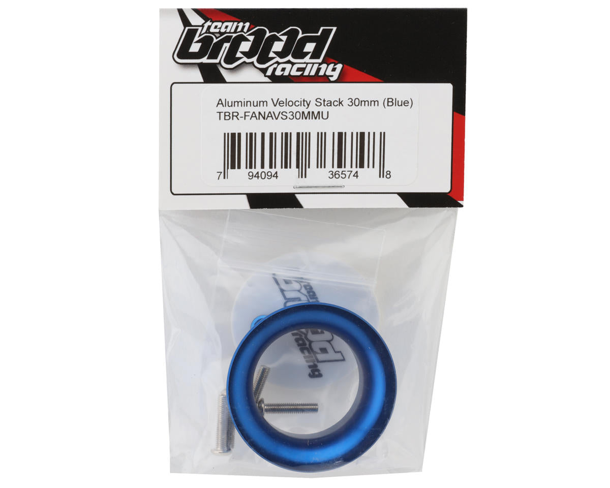Team Brood 30mm 6061 Aluminum Velocity Stack (Blue)