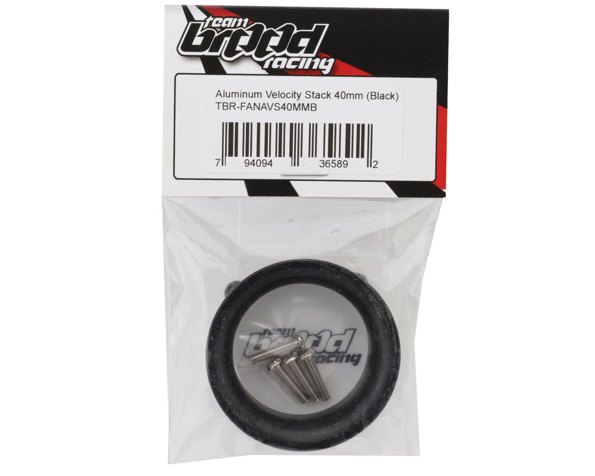 Team Brood 40mm 6061 Aluminum Velocity Stack (Black)