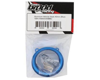 Team Brood 40mm 6061 Aluminum Velocity Stack (Blue)