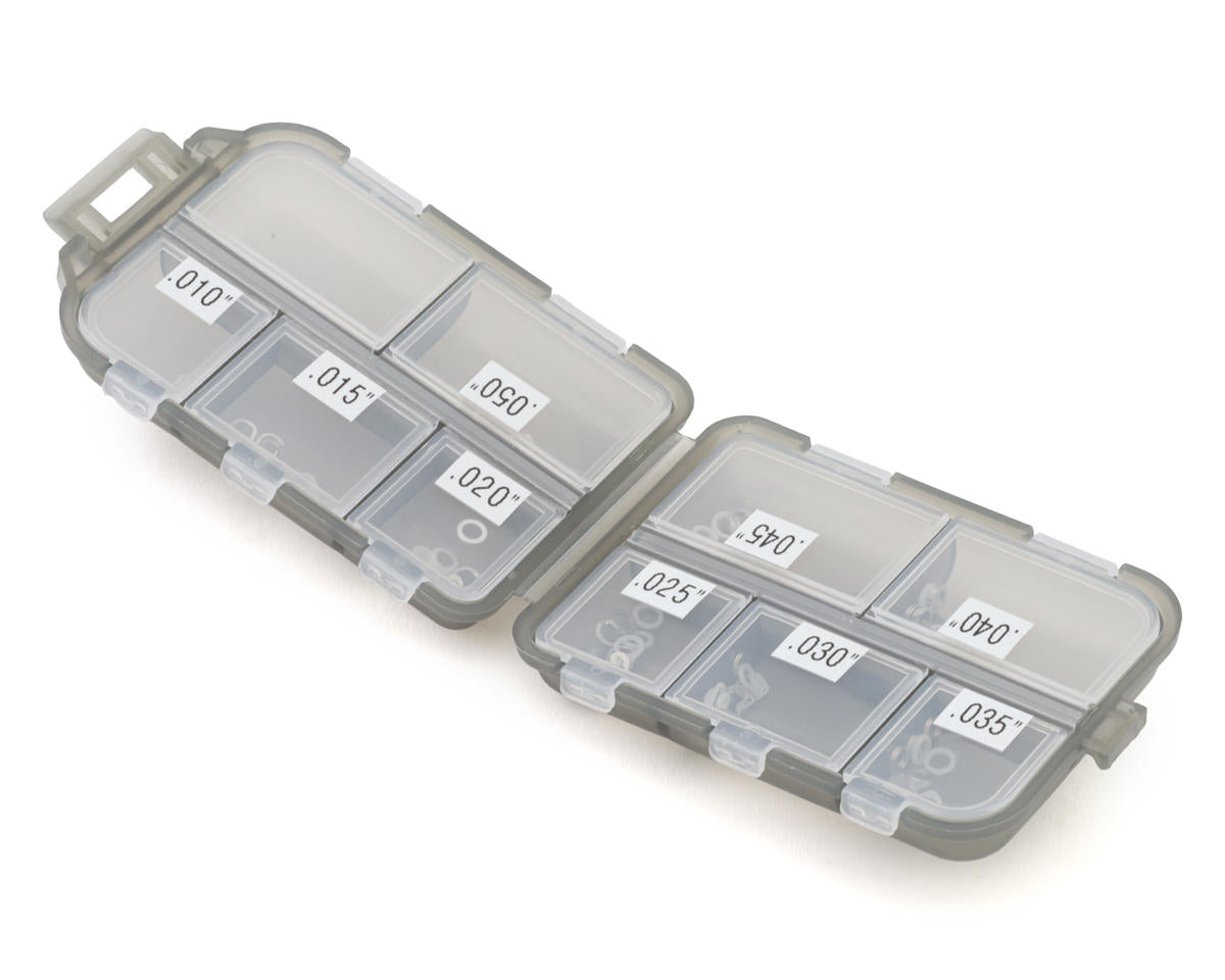 Team Brood Aluminum Motor Shim Kit w/Container (108)