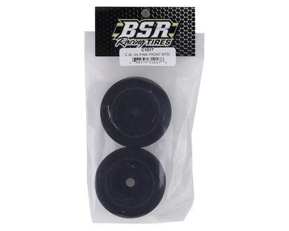 BSR Racing Custom Works Dirt Oval Front Mounted Foam Tires (2) (XX Pink)