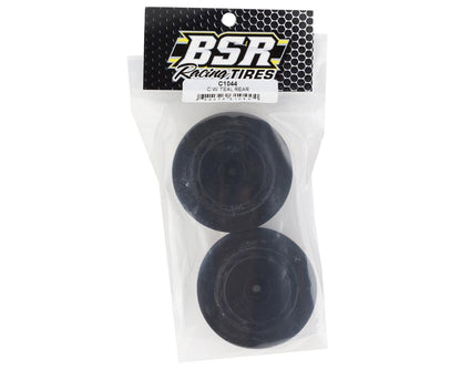 BSR Racing Custom Works Dirt Oval Rear Mounted Foam Tires (2) (Teal)