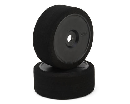 BSR Racing 1/8 Pre-Mounted GT Foam Tires (Black) (2) (35 Shore)