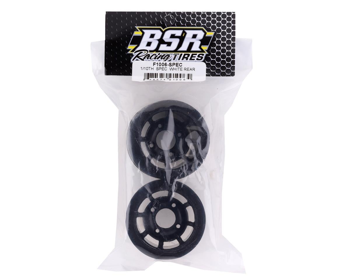 BSR Racing 1/10 Spec Foam Rear Tires (2) (White)