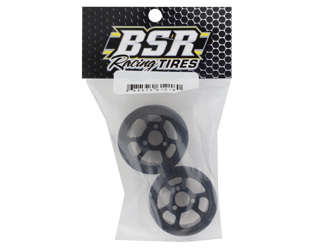 BSR Racing 1/12 Rear Mounted Foam Tires (2) (Green)