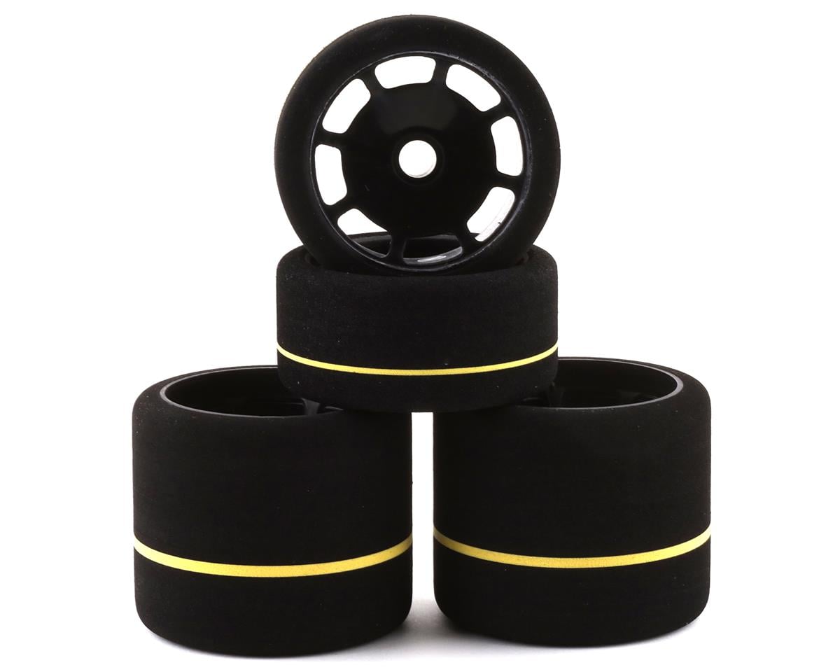 BSR Racing 1/10 Spec Foam Combo Tires (4) (White)