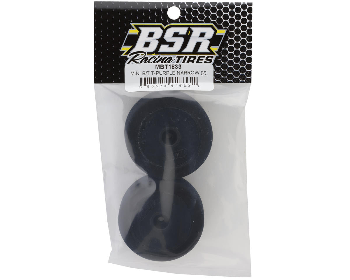 BSR Racing Losi Mini-B Narrow Foam Tires (2) (Purple)