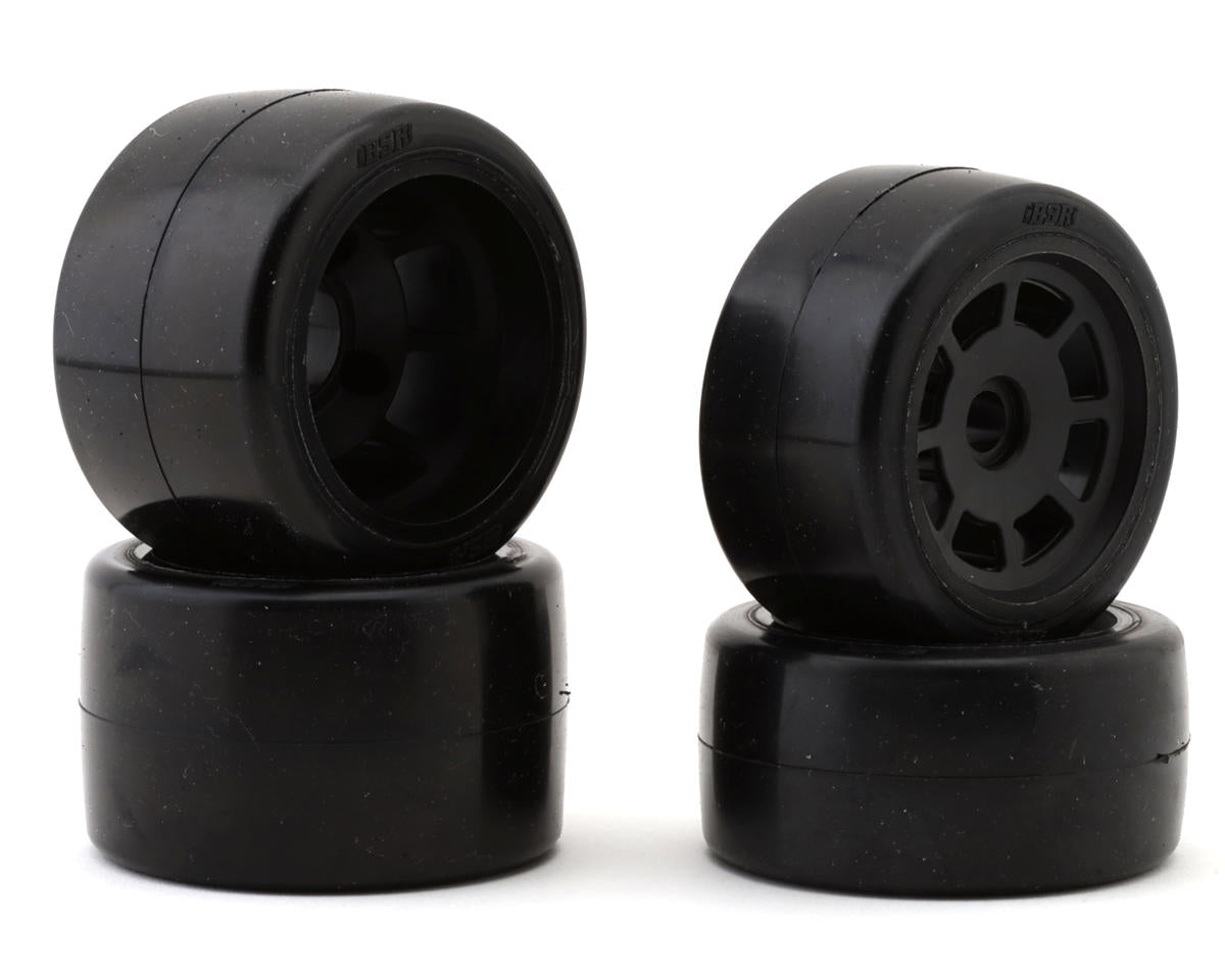 BSR Racing 1/10 Race Radial Pan Car/WGT-R Rubber Belted Pre-Mounted Carpet Tires