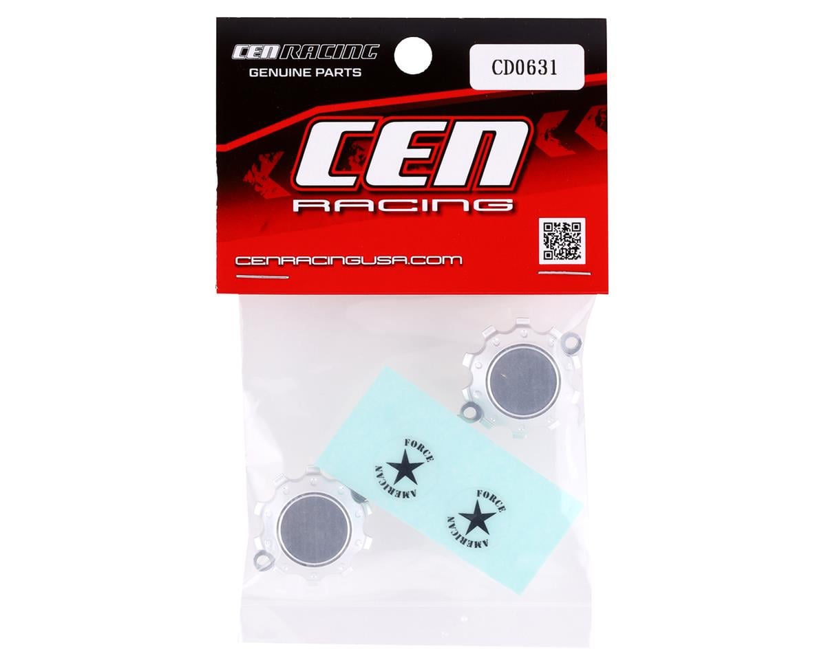 CEN F450 American Force H01 Contra Hub Cover (Silver) (2)