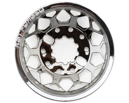 CEN Sicario KG1 Forged KD006 Blitz Dually Wheels (Chrome) (30mm) (2)