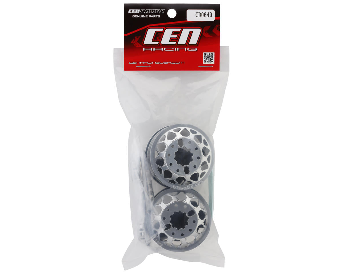CEN Sicario KG1 Forged KD006 Blitz Dually Wheels (Silver) (30mm) (2)