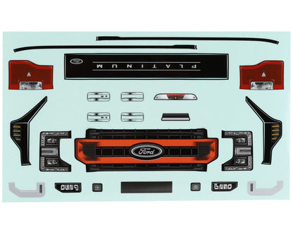 CEN Ford F-250 Complete Body Set (Clear) w/Headlight Bracket