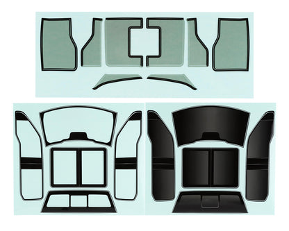 CEN Ford F-250 Complete Body Set (Clear) w/Headlight Bracket