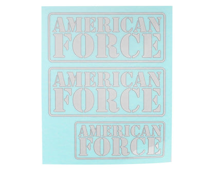 CEN American Force Decal (Silver)