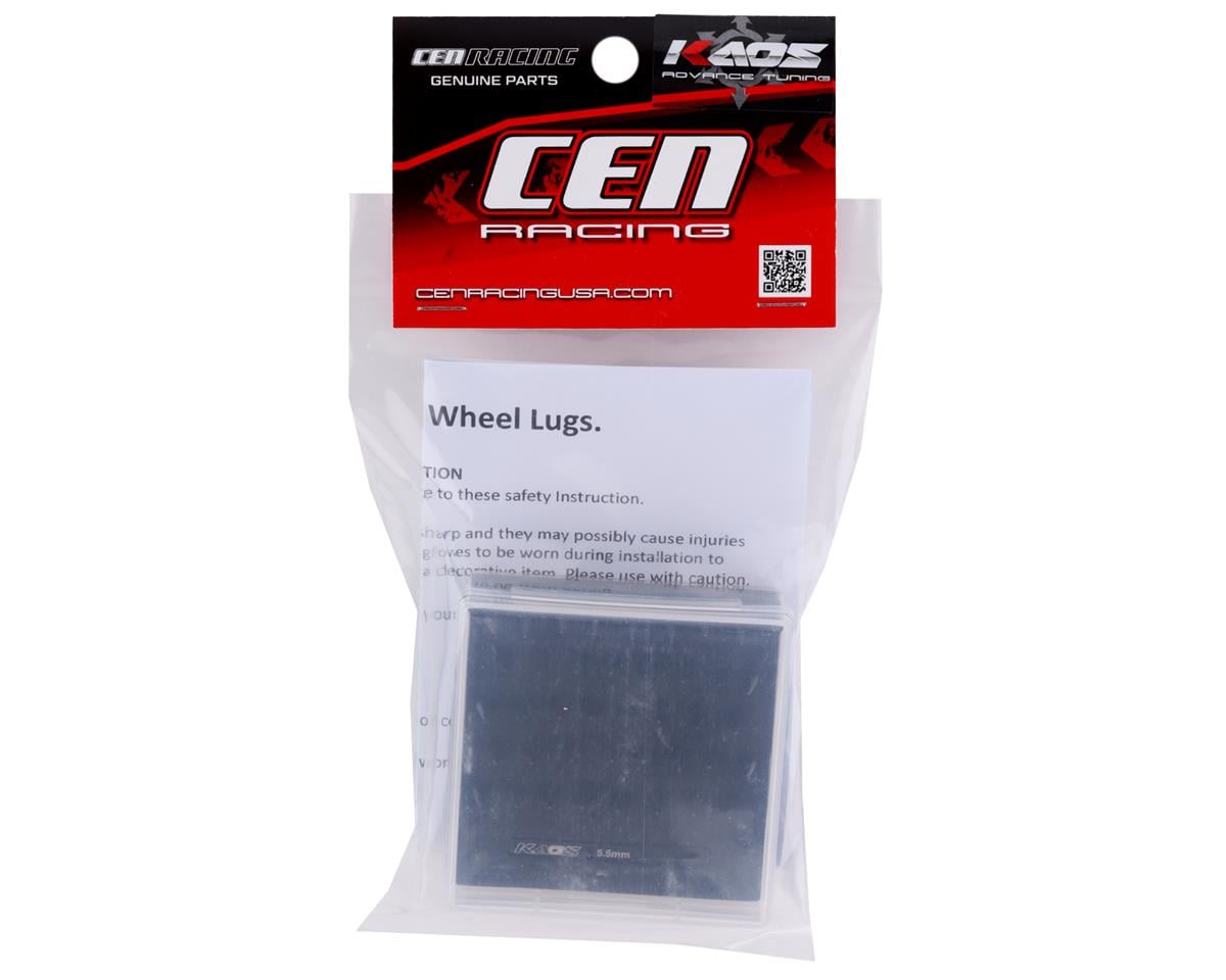 CEN 2.5mm Bullet Spiked Wheel Lug Bolts w/Tool (Black) (40)