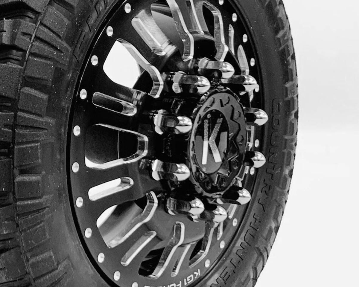CEN Bullet Wheel Lug (chrome) (40) (2.5mm studs)