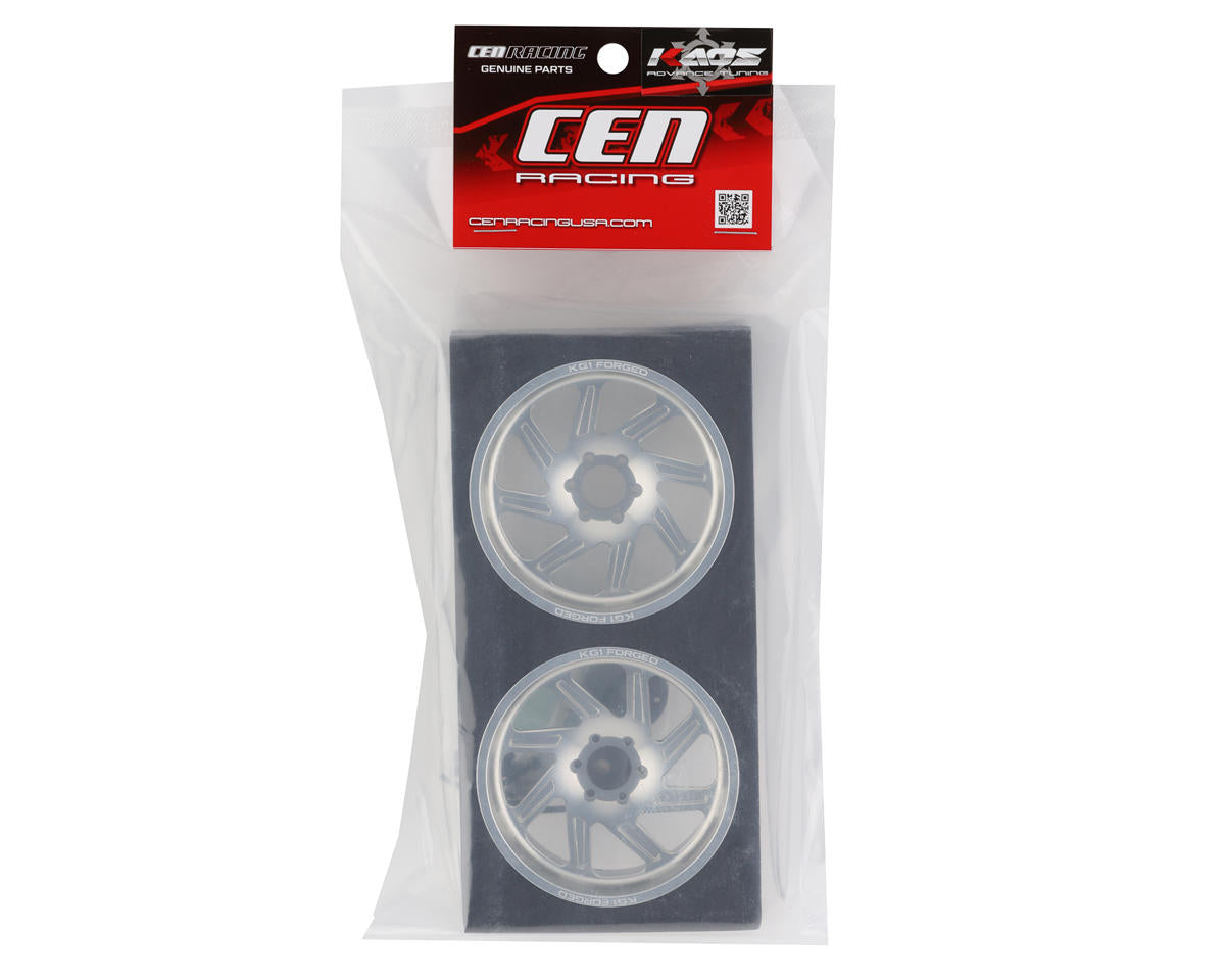 CEN KG1 Forged Spool KF011 CNC Aluminum Wheel (Silver) (2)