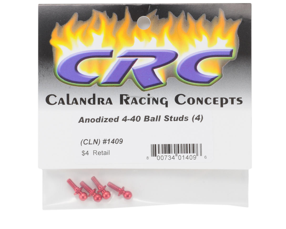 CRC 4-40 Anodized Ball Studs (4)