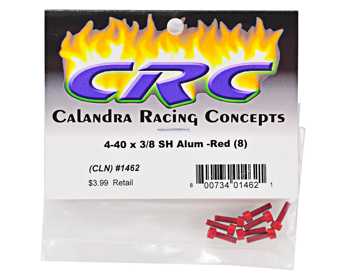 CRC 4-40x3/8" Aluminum Cap Head Screw (8)