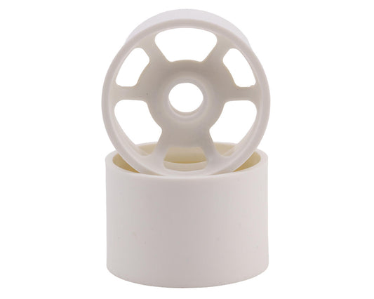 CRC 1/12 HR-38 Front Flex Wheel (White) (2)