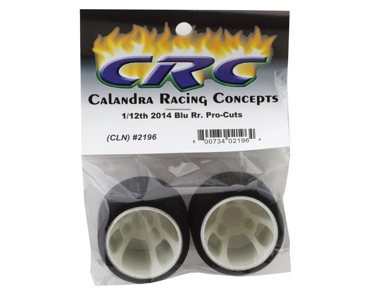 CRC "Pro-Cut" 1/12 Rear Tires (2) (Blue)