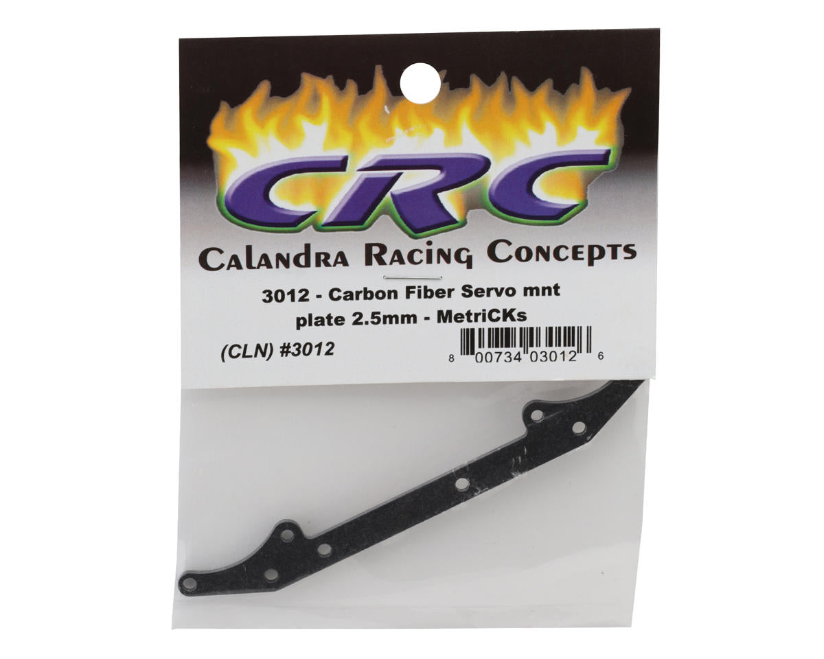 CRC MetriCKs 2.5mm Carbon Fiber Servo Mount Plate