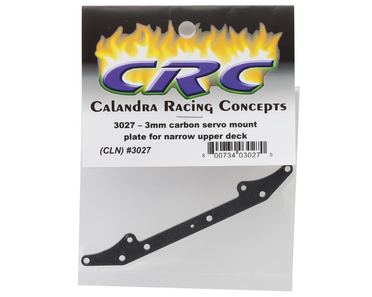 CRC MetriCKs 3mm Carbon Fiber Servo Mount Plate (Narrow)