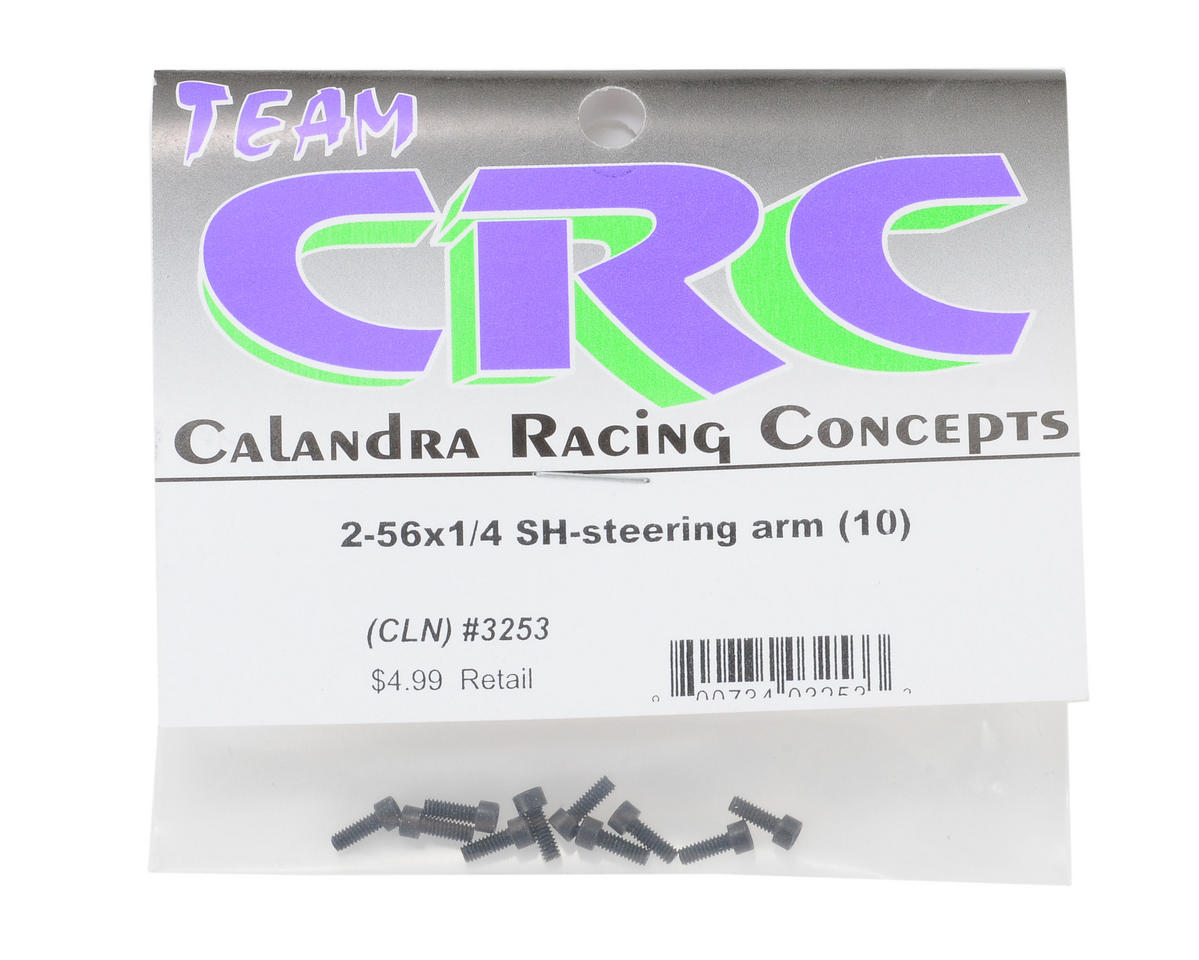 CRC 2-56x1/4" Cap Head Steering Arm Hex Screw (10)