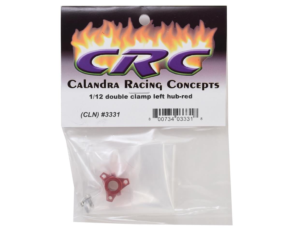 CRC 1/12 Double Clamp Left Hub (Red)