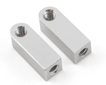 CRC Aluminum Vertical Shock Tower/Servo Mount (Silver) (2)