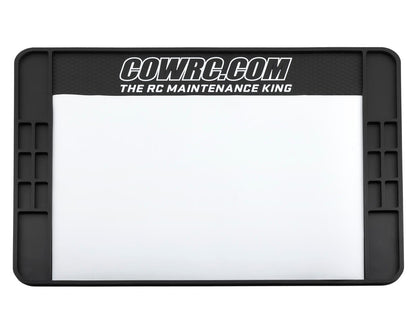 Cow RC Carbon Series Pit Mat Large Magnetic Screw Catcher (19"x24")