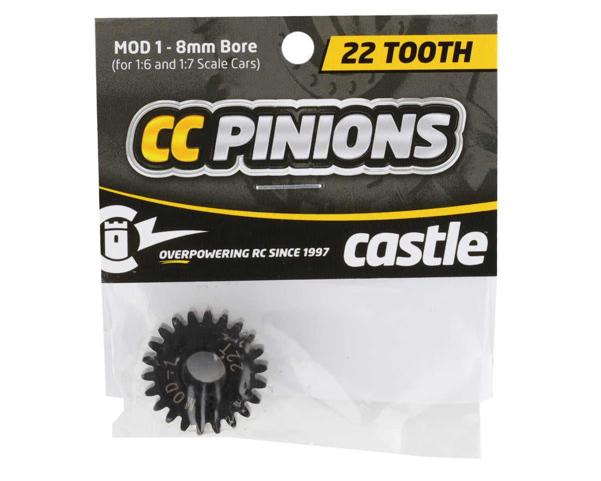 Castle Creations Mod 1 Pinion Gear w/8mm Bore (22T)