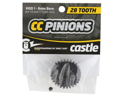 Castle Creations Mod 1 Pinion Gear w/8mm Bore (28T)