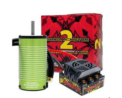 Castle Creations Mamba Monster 2 Waterproof 1/8 Scale Brushless Combo (2650Kv)