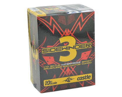 Castle Creations Sidewinder SV3 Waterproof 1/10 ESC/Motor Combo (4600kV)