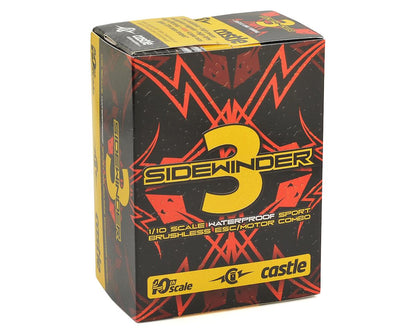 Castle Creations Sidewinder SV3 Waterproof 1/10 ESC/Motor Combo (7700kV)