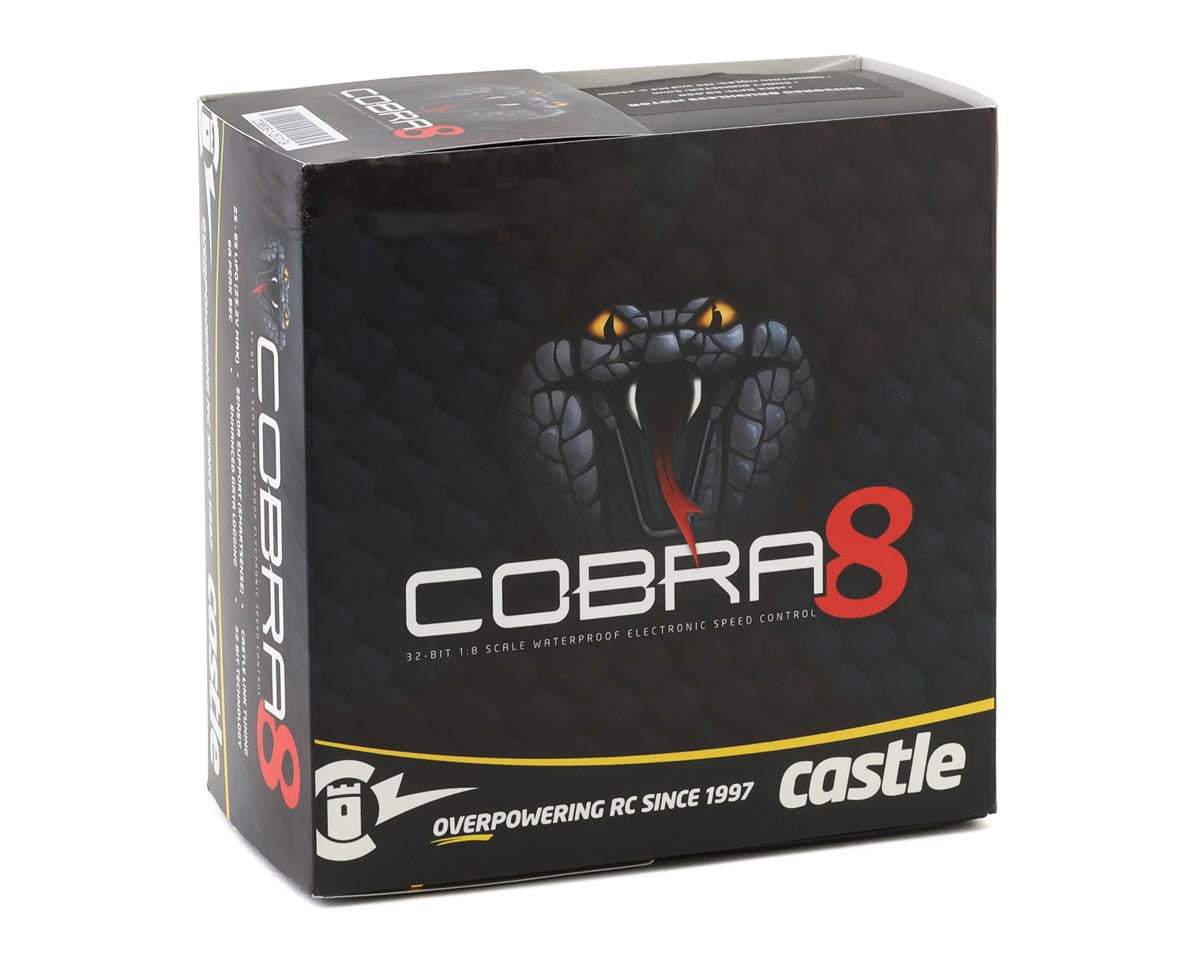 Castle Creations Cobra 8 6S 1/8 Scale Brushless Motor & ESC Combo (2650kV)