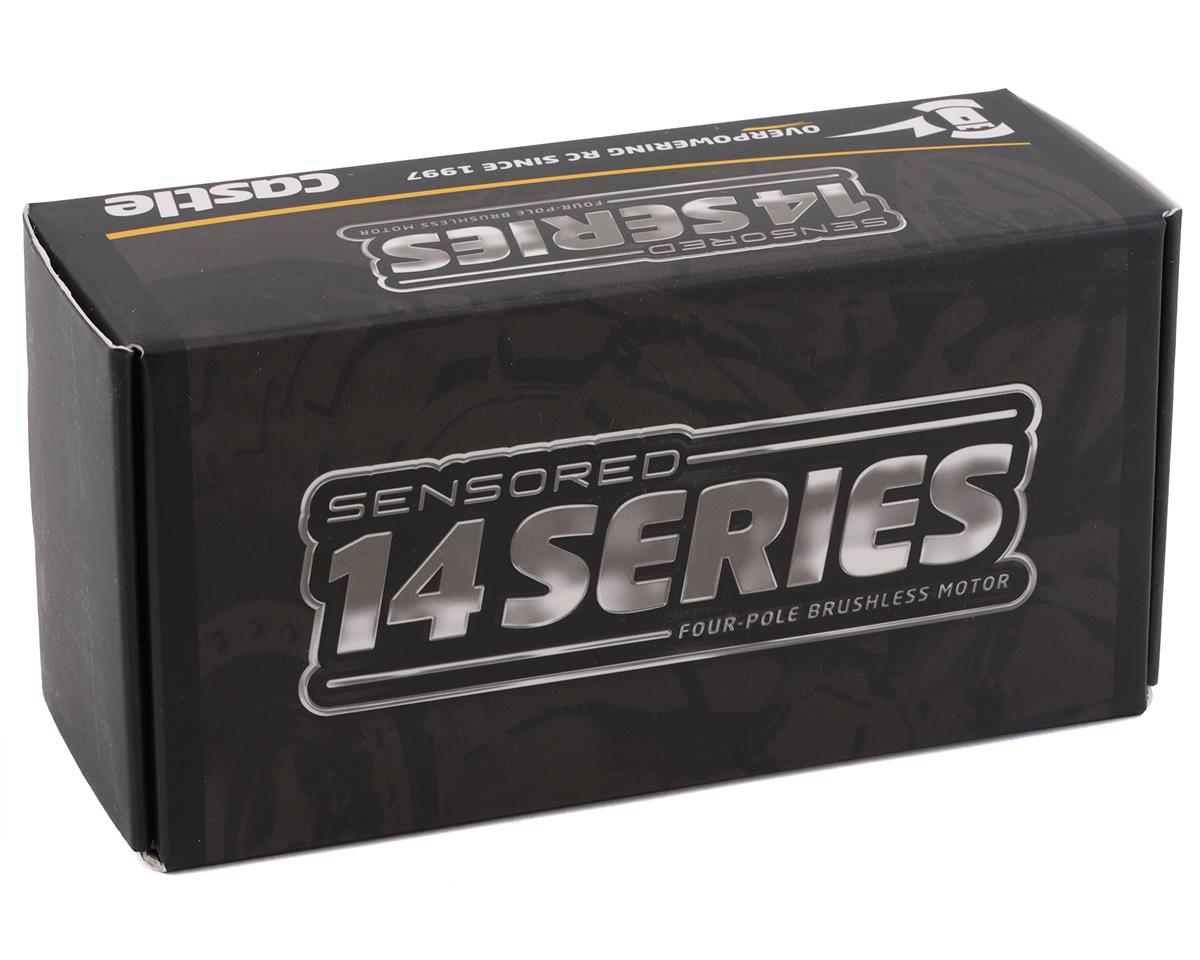 Castle Creations 1412 Sensored 4-Pole Brushless No Prep Drag Motor (6400kV)