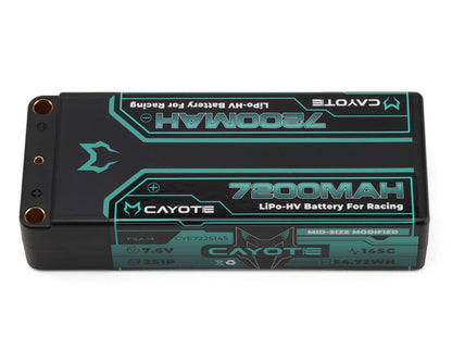 Cayote 2S 145C Mid-Size LiHV Battery (7.6V/7200mAh)